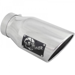 4 Inch Polished SS Exhaust Tip | AFE 49T40601-P12
