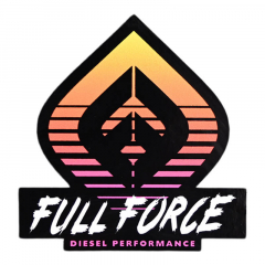 Full Force Cyberpunk Sunset Sticker