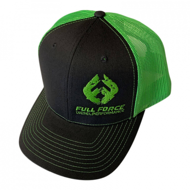FFD Dark Grey And Neon Green Trucker Hat