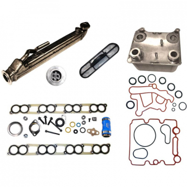 6.0 Powerstroke EGR Cooler and Oil Cooler Kit | Bostech EGR500-3