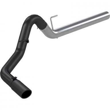 3.0 Powerstroke 3.5 Inch Black Series Filter-Back Exhaust System MBRP S6295BLK