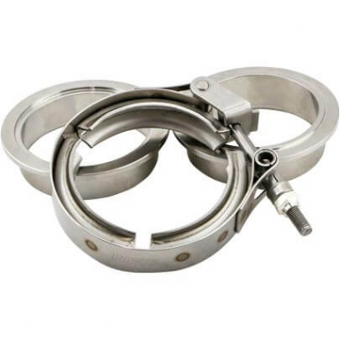 Turbosmart TS-ECK-400 4 Inch 304 Stainless V-Band Clamp With Flange Kit