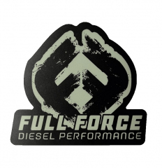 FFD Black and White Painted Logo Sticker