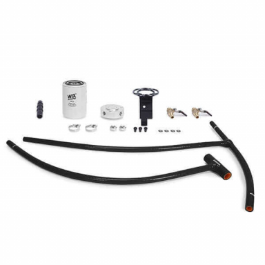 6.0 Powerstoke Black Coolant Filter Kit Mishimoto MMCFK-F2D-03BK