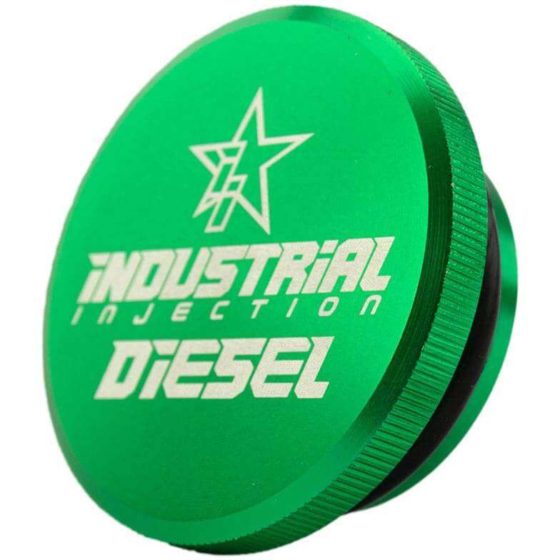 Fuel Injection Cap 6.7 Cummins Anodized Billet Fuel Filler Cap | Industrial Injection