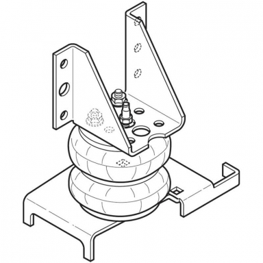 Powerstroke 1984-2004 Ride - Rite Air Bag Helper Springs Firestone 2223