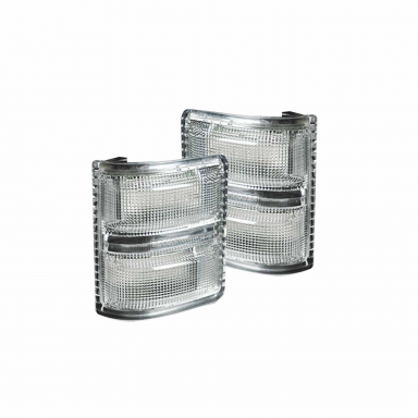 6.4 | 6.7 Powerstroke Scanning LED Clear Mirror Lights Recon 264140WHCLS