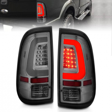 6.4 | 6.7 Powerstroke Chrome Smoked Lens LED Tail Lights | Anzo 311357