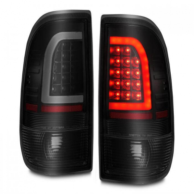 Powerstroke 1999-2007 Smoked Plank Styled Tail Lights | Anzo 311378