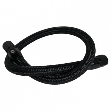 5.9/6.7 Cummins Black Coolant Bypass Hose Fleece FPE-CLNTBYPS-HS-CRVP-BLK