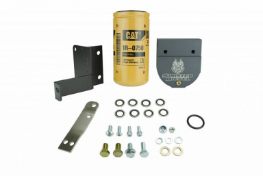 5.9 Cummins Sinister Diesel SDG-CAT-CUMN Gray CAT Fuel Filter Adapter