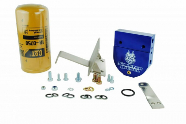 5.9 Cummins Sinister Diesel SD-CAT-CUMN CAT Fuel Filter Adapter