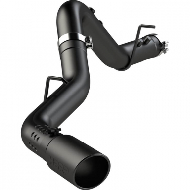 L5P Duramax 4 Inch Black Series Filter-Back Exhaust System MBRP S6059BLK