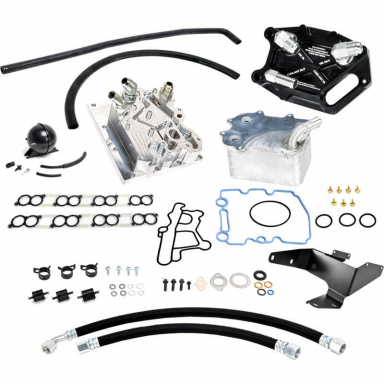 6.0 Powerstroke OEM Style Oil Cooler Remote Mount Kit | Bullet Proof VK688-100