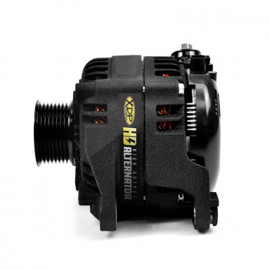 5.9 24V Cummins XDP Wrinkle Black HD High Output Alternator XD511