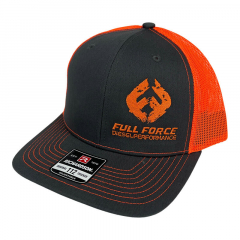 FFD Dark Grey And Neon Orange Trucker Hat