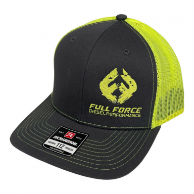 FFD Dark Grey And Neon Yellow Trucker Hat