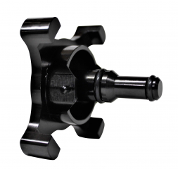 6.7 Powerstroke Black Billet Fuel Drain Valve KB Diesel KB-6-7lPSD-FDV