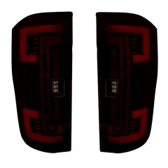 Super Duty 2020-2022 Smoked Lens OLED Tail Lights Recon 264399LEDRBK