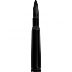 Aluminum .50 Cal Bullet Shaped Threaded Antenna Recon 264ANT50BK