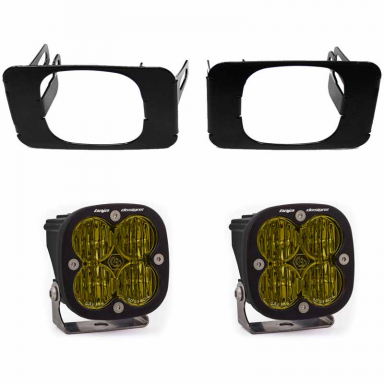 Ford Truck Squadron SAE Amber LED Fog Pocket Light Kit | Baja Designs 447718