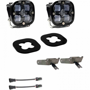 F-250/350 2011-2016 Squadron SAE LED Fog Pocket Light Kit | Baja Designs 447730
