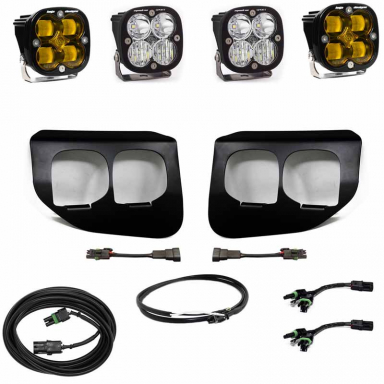F-250/350 2020-2022 Squadron SAE/Sport Amber Pocket Lights (Toggle) | Baja Designs 447739