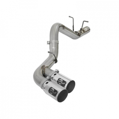 L5P Duramax Rebel XD 4 Inch Filter Back Exhaust AFE 49-44089