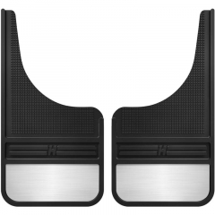 Muddog Rubber Front Mud Flaps W/ Weight (12 Inches) Husky Liners 55001