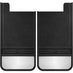 Muddogs Rubber Rear Mud Flaps W/ Weight (12 Inch) Husky Liners 55101