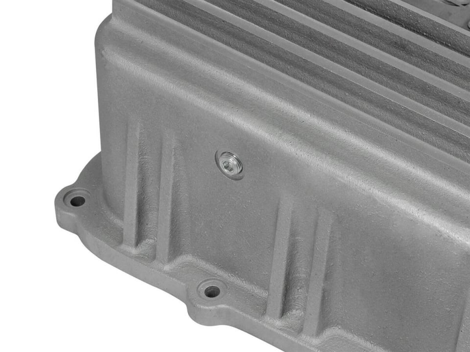 6.7 Powerstroke 6R140 Raw Transmission Pan | AFE 46-70180
