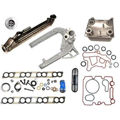 6.0 Powerstroke EGR Cooler & Oil Cooler Kit With Manifold | Bostech EGR500-4