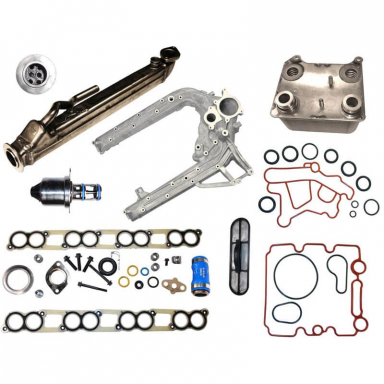 6.0 Powerstroke EGR Cooler & Valve With Oil Cooler Kit & Manifold | Bostech EGR500-5