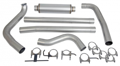 7.3 Powerstroke Summit SUM-680070 4 inch AL Turbo Back With Muffler Exhaust