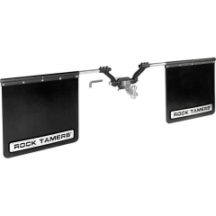 Rock Tamers 00110 2.5 Inch Hub Hitch Mounted Mudflap System