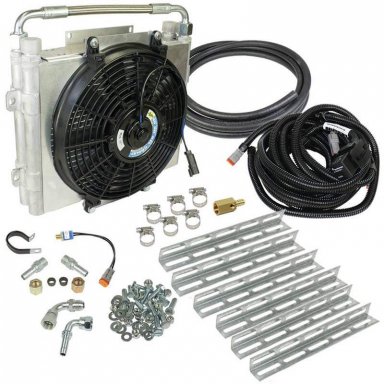 Xtruded Double-Stacked Auxiliary Trans Cooler Kit 1/2 In Tube | BD 1030606-DS-12