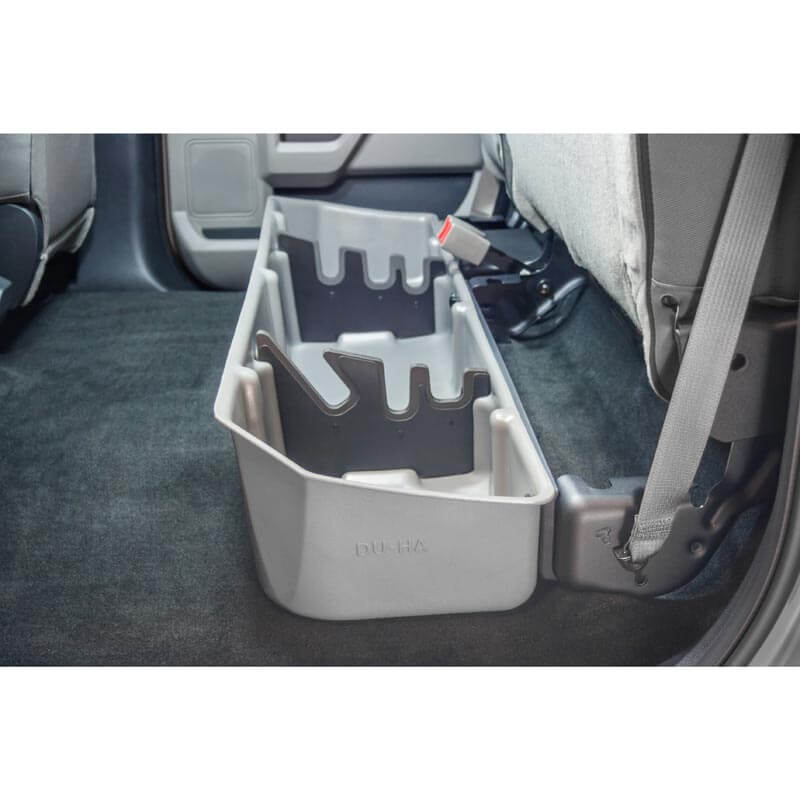 Underseat Storage For F250 DU HA 20112 Under Seat Storage Fits 2015-2024 Ford F150 SuperCrew & 2017-2024 Ford F250 Rear Seat Storage