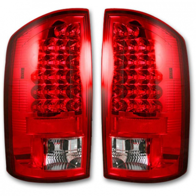 Cummins 2003-2006 Red LED Tail Lights Recon 264171RD