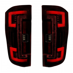 Super Duty 2017-2019 Dual U-Bar Red Lens OLED Tail Lights Recon 264299RD