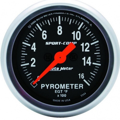 Sport Comp 1600 Degree Pryometer | Auto Meter 3344