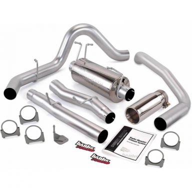 4 Inch Turbo-Back Single Monster Exhaust System | Banks 48785