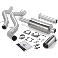 LBZ Duramax Single Monster Exhaust System | Banks 48937