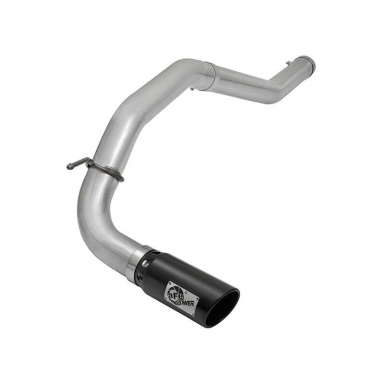 5.0 Cummins Large Bore HD 4 Inch Filter-Back Exhaust | AFE 49-46113