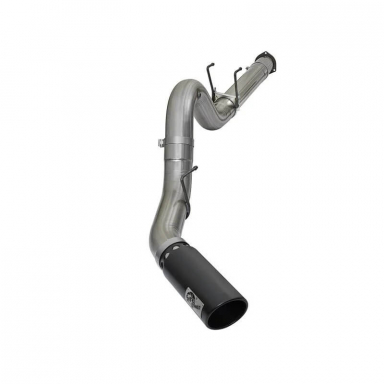 6.7 Powerstroke Large Bore HD 5 Inch Filter-Back Exhaust | AFE 49-43090-P