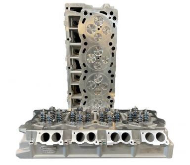6.0 Powerstroke ICON Aluminum O-Ring 18mm Cylinder Heads 80psi Springs Kill Devil 60P-CH-445-2
