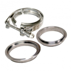thumbnail image 2 of 3” V-Band Clamp Kit – Stainless Steel With Male/Female Flanges (Mild Steel) For Turbo Systems 2 of 6