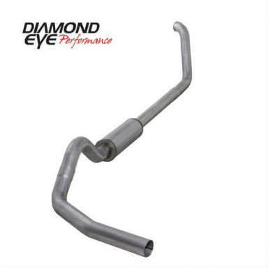 7.3 Powerstroke 4 Inch Aluminized TB with Muffler | Diamond Eye K4319A