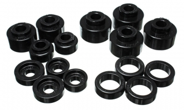 7.3|6.0 Powerstroke Crew Cab Body Mount Set - Black Energy Suspension 4-4120G