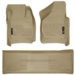 6.4 Powerstroke Weatherbeater Crew Cab Floor Liner Husky Liners 98383