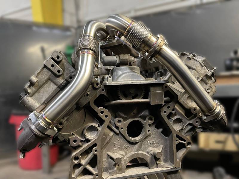 t&t‼️ 6.0 Powerstroke 366 SXE T4 Turbo Kit | Full Force Diesel